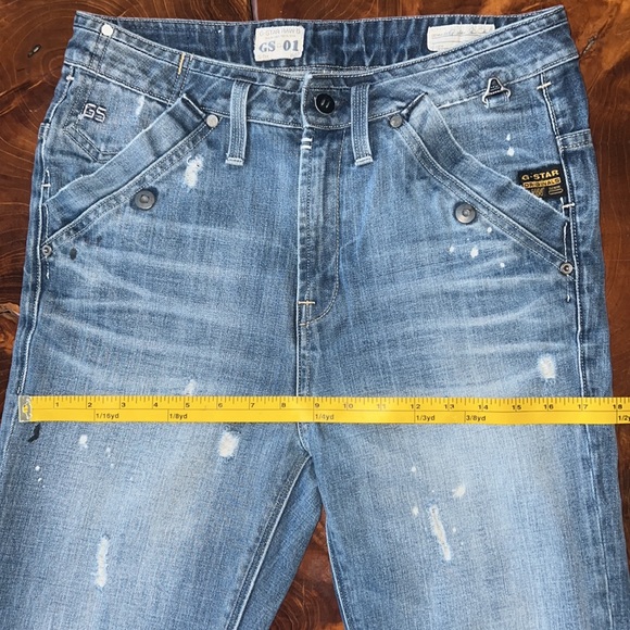 G-Star Raw Denim, Denim 3301, Distressed Boyfriend Jeans - Picture 7 of 16